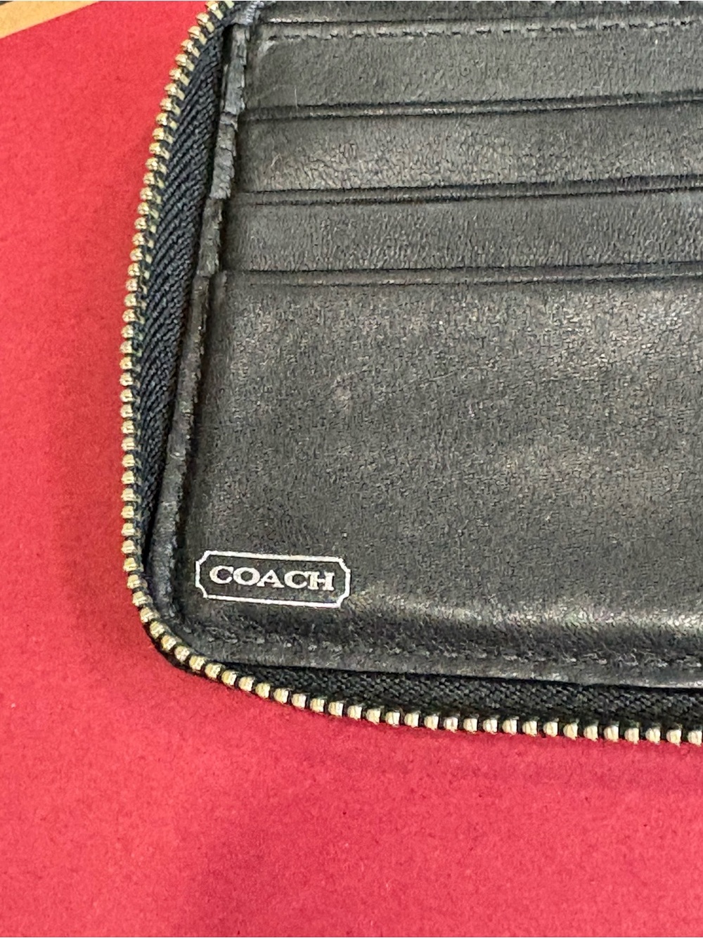 Coach Blk Leather Zipper
Wallet - Picture 6 of 8